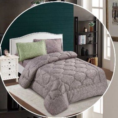 مفرش النجوم صيفي مفرد ونصف 4 قطع  - 08