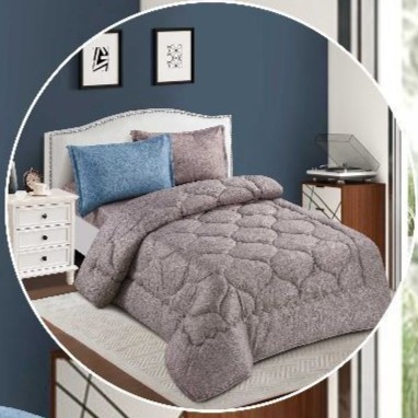 مفرش النجوم صيفي مفرد ونصف 4 قطع  - 09