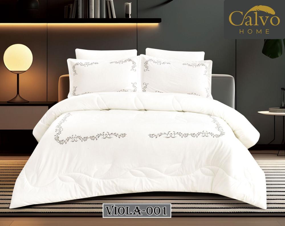 طقم مفرش شتوي فيولا 6 قطع