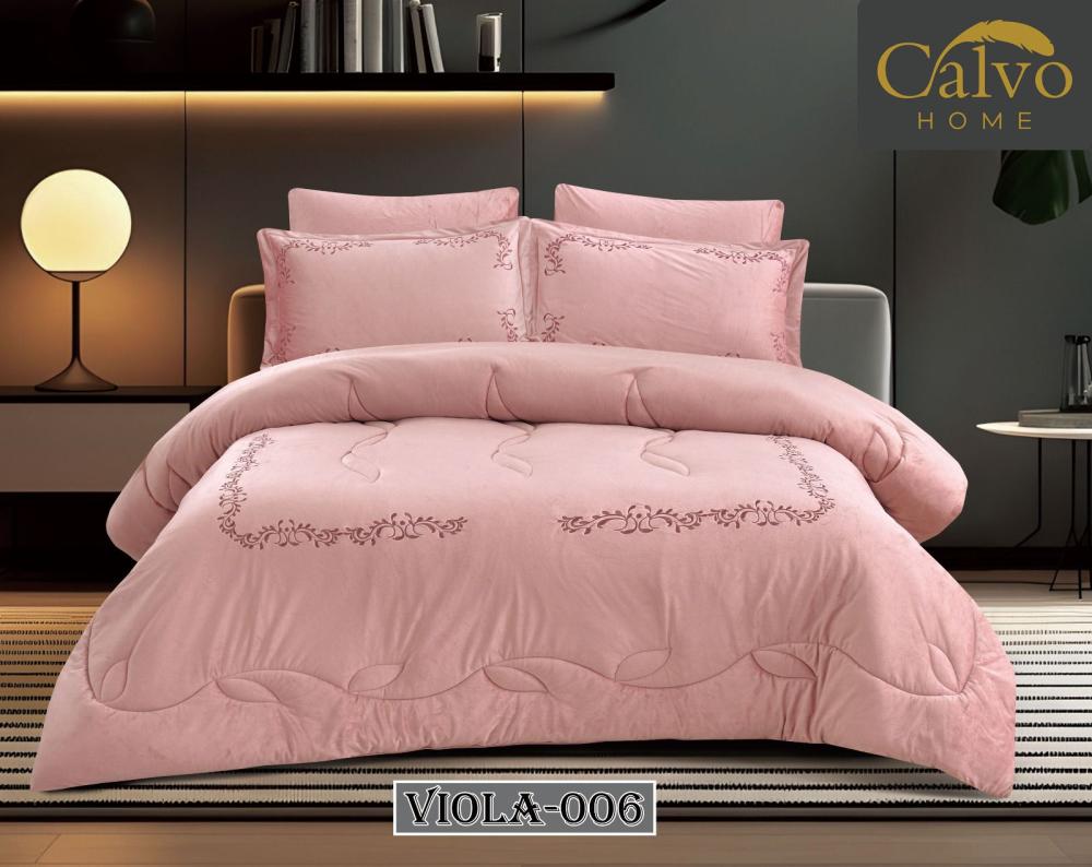 طقم مفرش شتوي فيولا 6 قطع