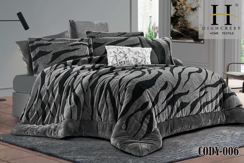 مفرش شتوي كودي ماركه هاي كريست 8 قطع