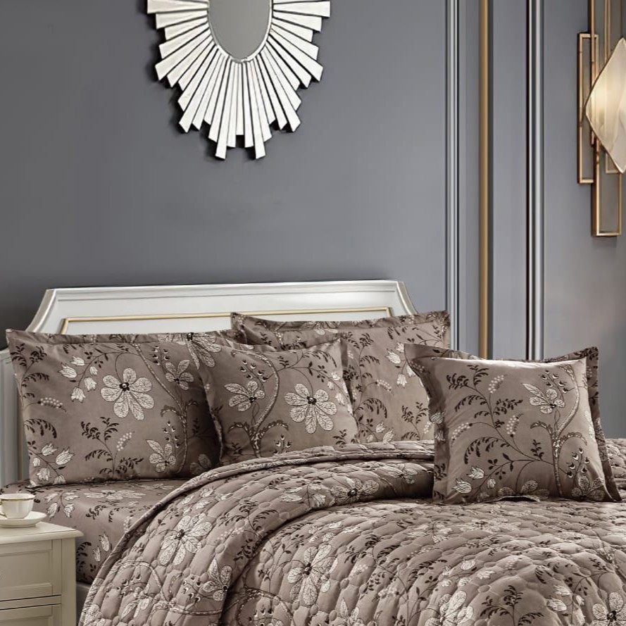 مفرش ورد  نفرين  مضغوط 6 قطع - 03