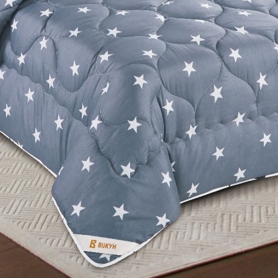 مفرش النجوم صيفي مفرد ونصف 4 قطع  - 010