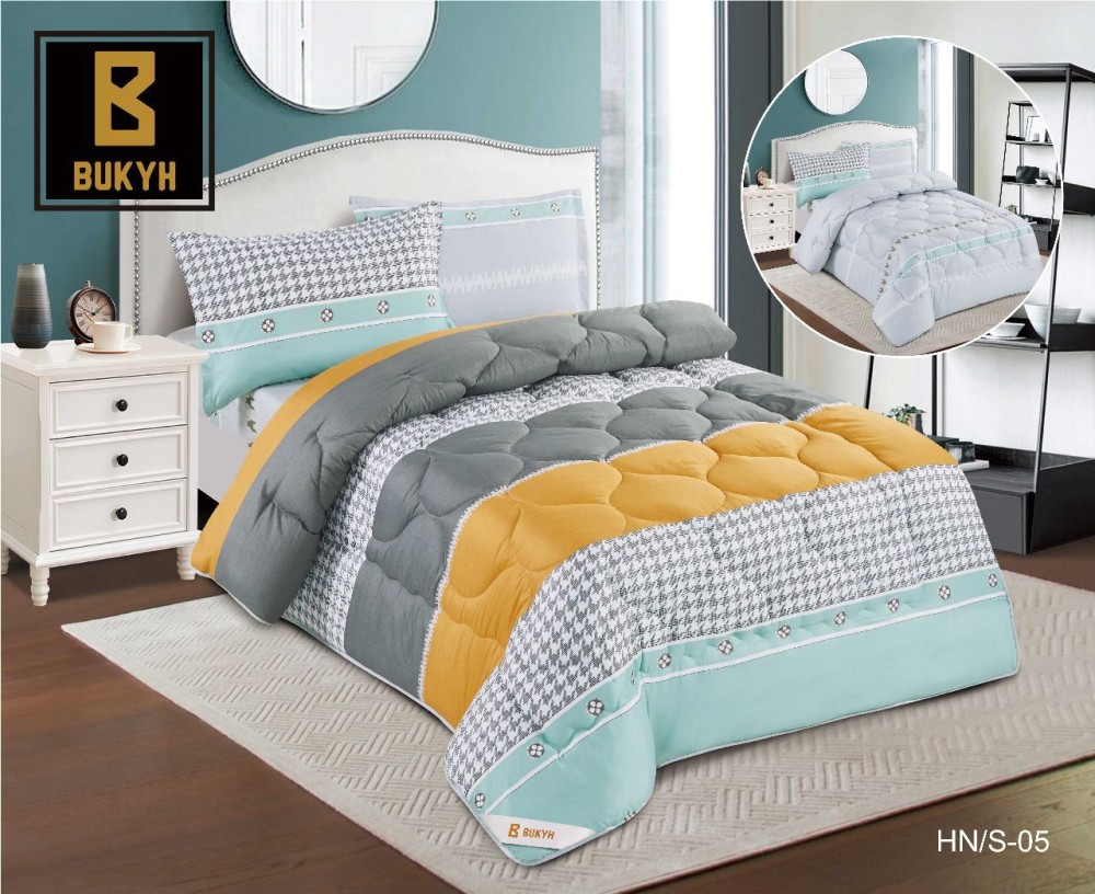 مفرش النجوم صيفي مفرد ونصف 4 قطع  - 05