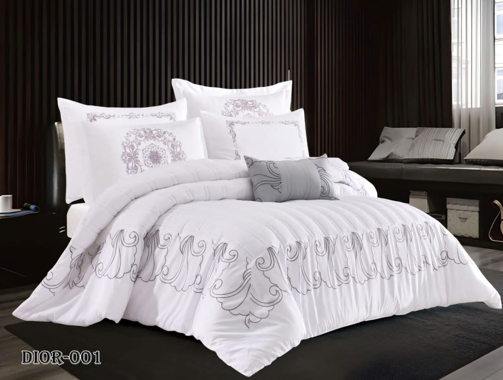 مفرش لؤلؤ صيفي مزدوج 7 قطع  - 01