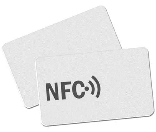 كرت nfc ابيض بلاستيك