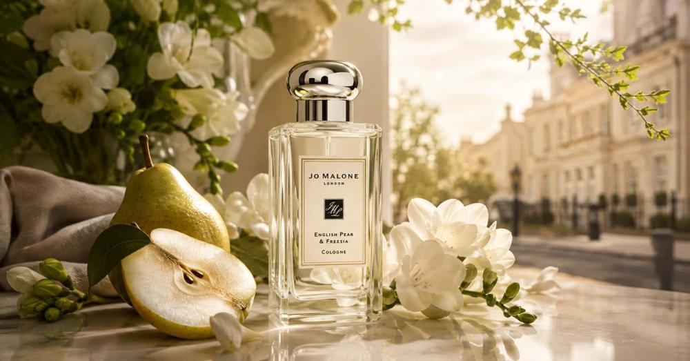 عطر جو مالون انجلش بير: الفاكهة الإنجليزية في زجاجة فاخرة