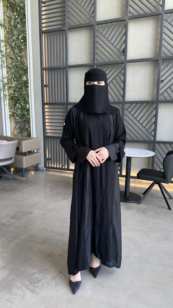 عباية +طرحه ونقاب  رقم 078