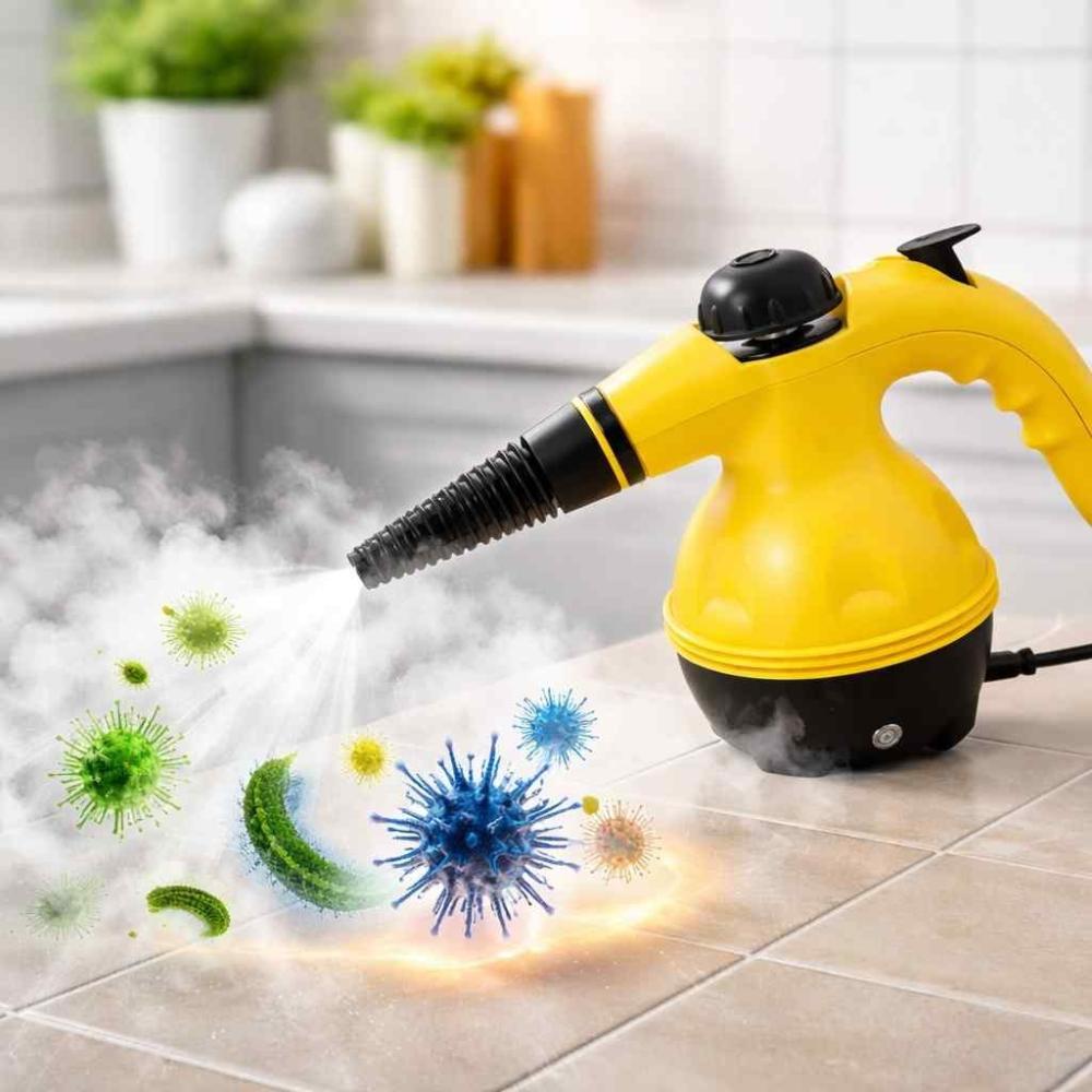 جهاز تنظيف بالبخار يقتل الجراثيم والبكتيريا باستخدام بخار عالي الحرارة