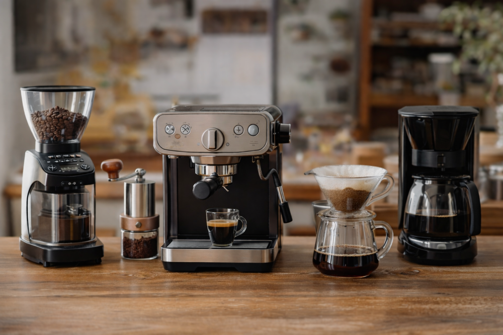مجموعة أجهزة القهوة المنزلية لتحضير القهوة في البيت