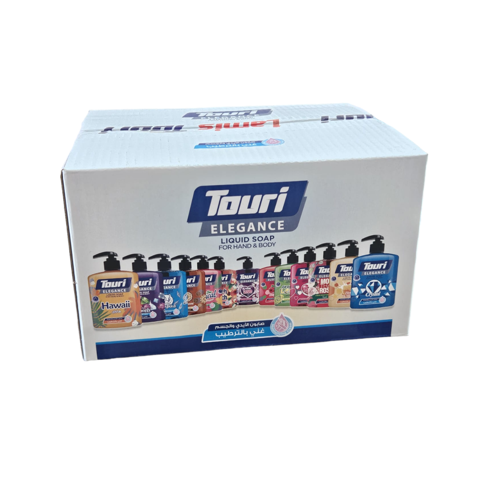 Touri | Hand Washing Liquid | Sicily Camellia Flower | 500 ml | Carton | 12 pcs
