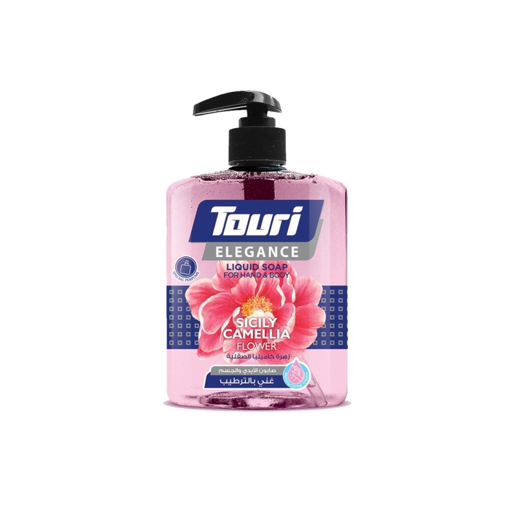 Touri | Hand Washing Liquid | Sicily Camellia Flower | 500 ml | Carton | 12 pcs