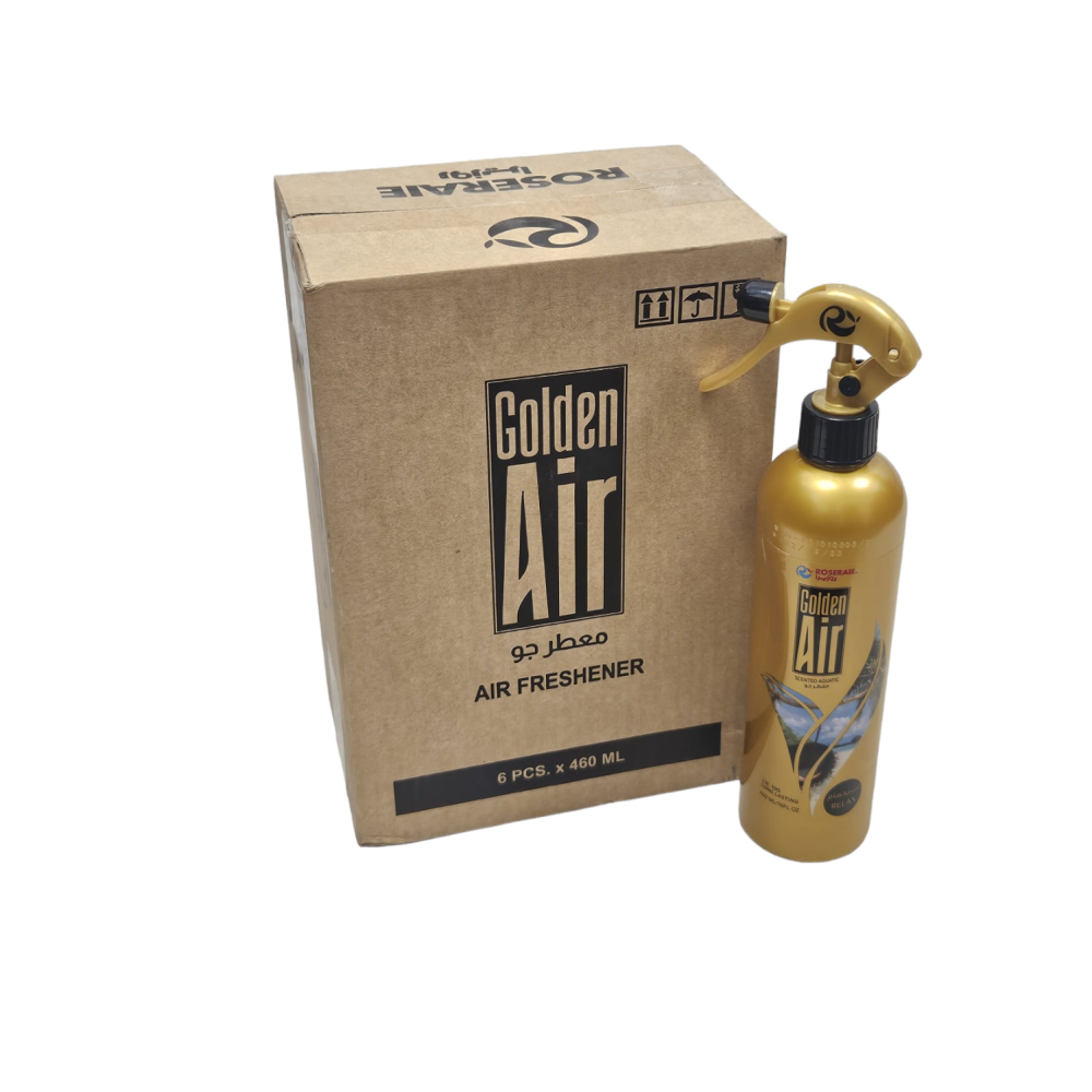 روزيرا | جولدن اير | معطر جو | استجمام | 460 مل | كرتون | 6 حبة