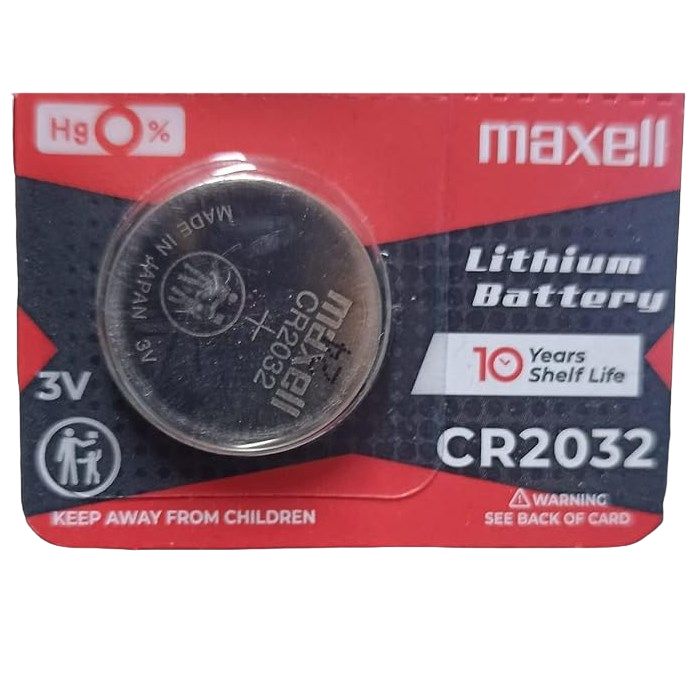 Maxell CR2032 Lithium Button Cell Battery 3V 1pc
