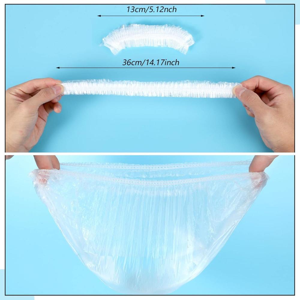 200 قطعة من اكياس حفظ الطعام الطازجة، اغطية طعام مرنة اكياس بلاستيك بلاستيك للاستعمال مرة واحدة، اغطية طعام بلاستيكية لطعام الفواكه والخضروات