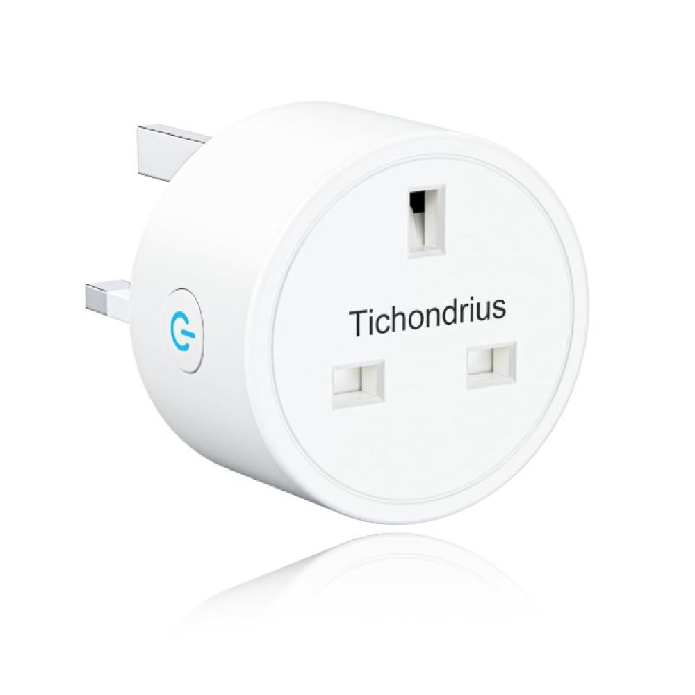 Tichondrius | Smart WiFi Plug | Smart Outlet Plug Socket | Compatible with Alexa | Voice Control | Timer Function | 1 pcs
