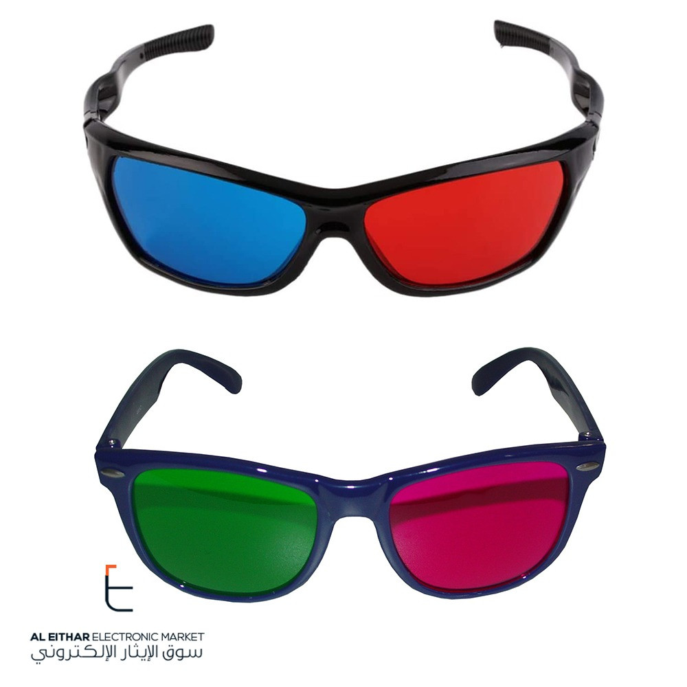 نظارة ثلاثية الابعاد للافلام التلفزيونية 3D Glasses - الإيثار الإلكتروني I تسوق اون لاين في السعودية I متنوع