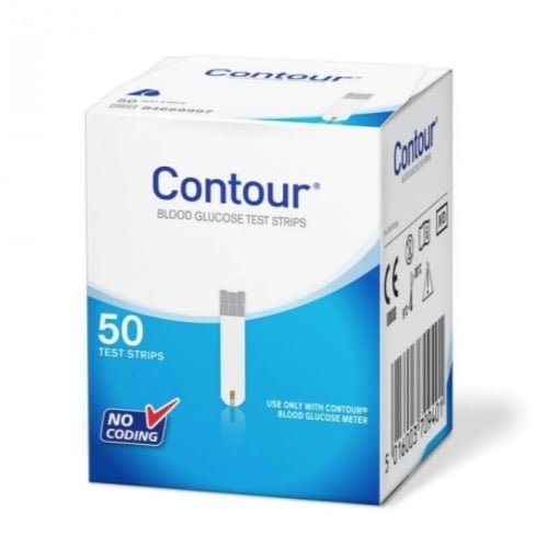 كونتور اشرطة اختبار جلوكوز الدم CONTOUR BLOOD GLUC...