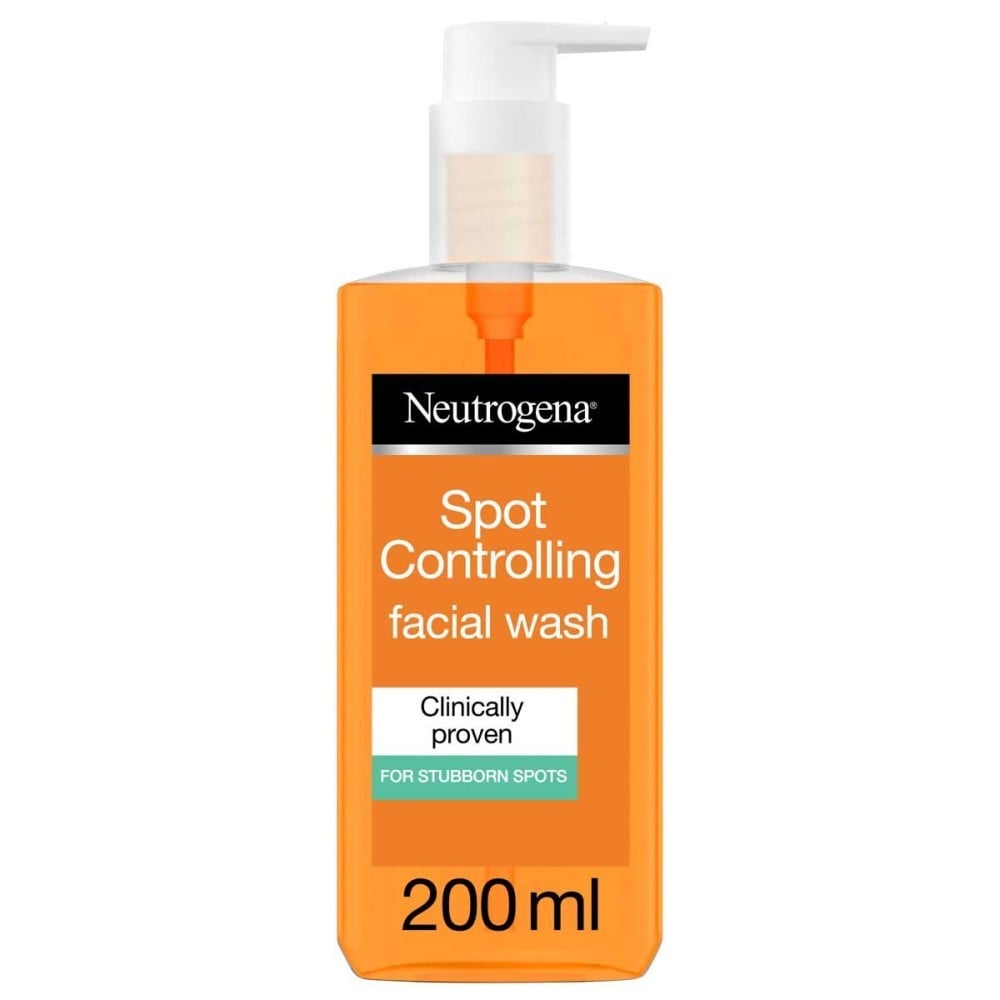 نيتروجينا غسول للوجه للتحكم بالحبوب، خال من الزيوت، 200 مل Neutrogena, Spot Controlling Oil-Free Facial Wash, 200Ml