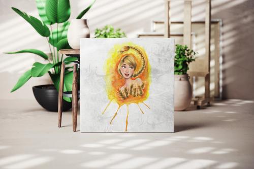 لوحة برج العذراء