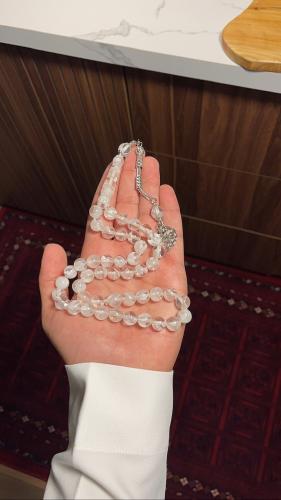بكلايت أبيض شفاف مموج