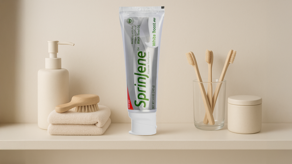 معجون أسنان مبيض