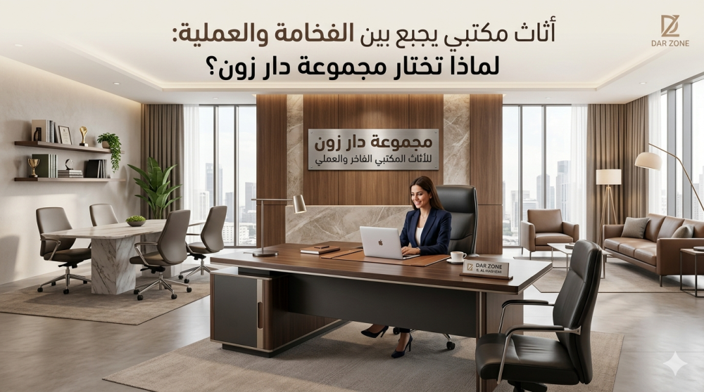 أثاث مكتبي يجمع بين الفخامة والعملية: لماذا تختار مجموعة دار زون؟