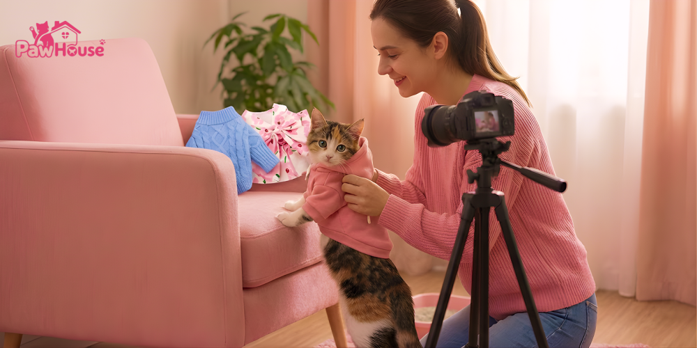 ملابس القطط: هل هي رفاهية أم حاجة لحماية أليفك؟