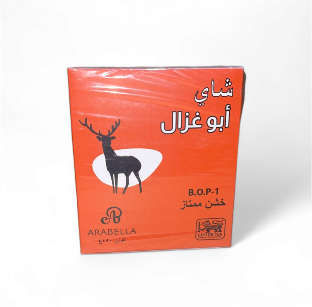 شاي ابو غزال خشن ممتاز 450 غرام BOP1