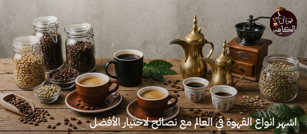 اشهر انواع القهوة في العالم