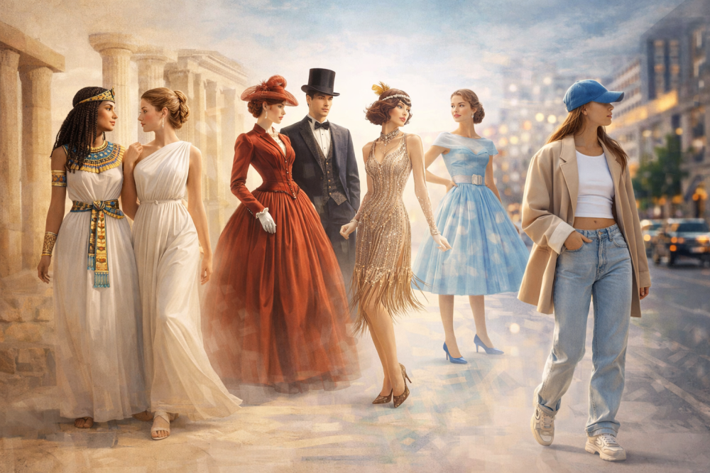 تاريخ تطور الموضة وأثره على ستايل اليوم