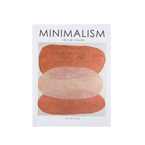 Orange Minimalism Book - 70415