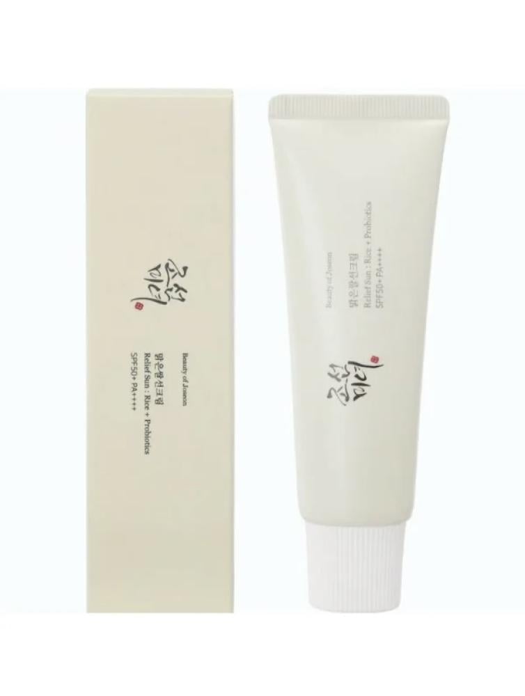 واقي شمس بيوتي اوف جوسون الكوري بخلاصة الأرز و البروبيوتيك - عامل حماية (SPF50+) - 50 مل