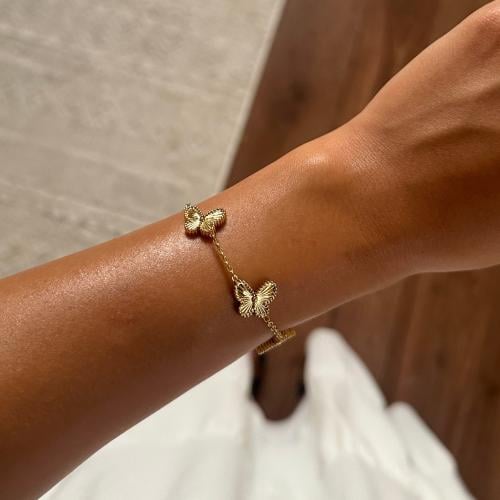 Flutter bracelet gold