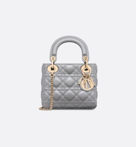 حقيبة Lady Dior الصغيرة cannage كريستيان ديور