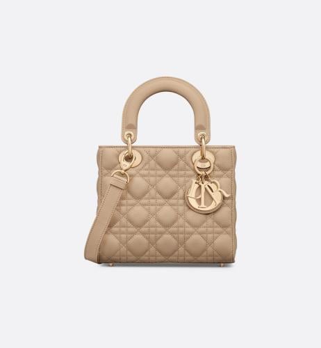 حقيبة Lady Dior الصغيرة cannage كريستيان ديور