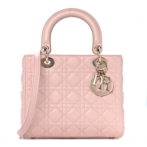 حقيبة Lady Dior الصغيرة cannage كريستيان ديور