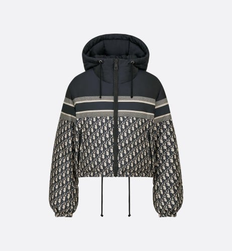 جاكيت ديور REVERSIBLE CROPPED PUFFER JACKET