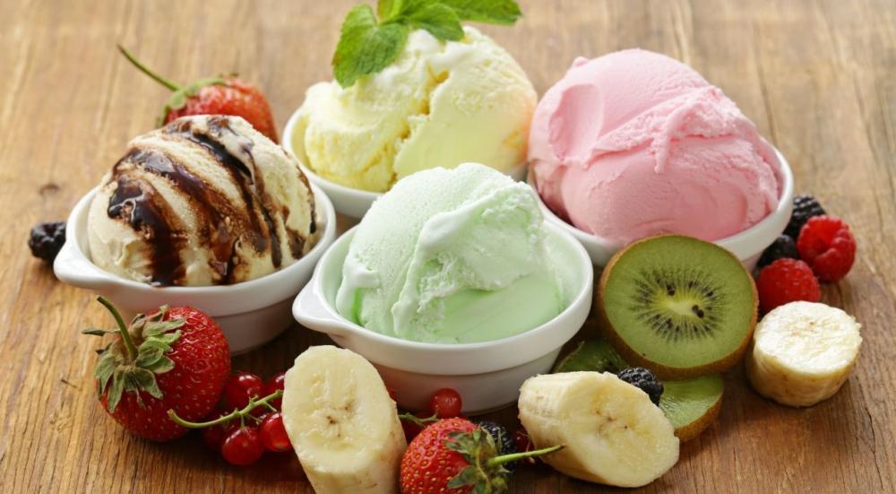 Fruit ice cream