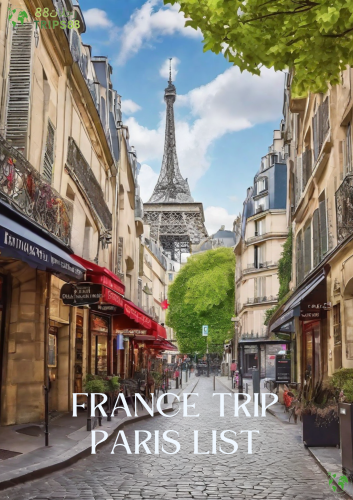 قائمة رحلة باريس, فرنسا