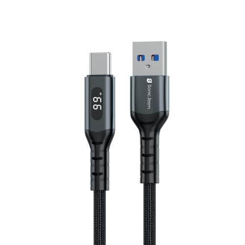 كيبل شحن سونيك جيم USB -TYPE-C مزود بشريحة ذكية- 1...