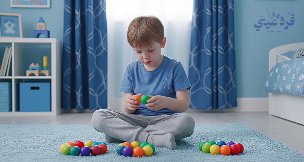 أهمية الألعاب الحسية في دعم التطور العصبي للأطفال المصابين بالتوحد