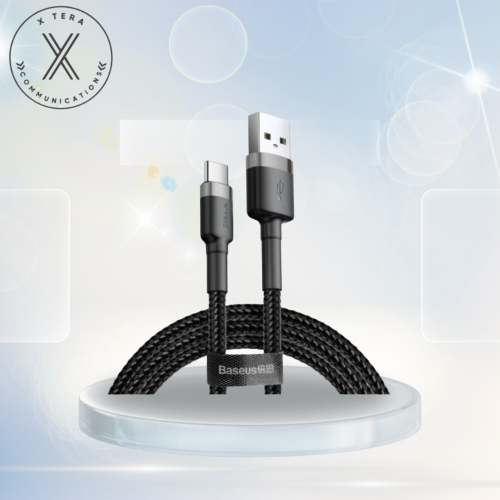كيبل بيسوس usb تايب سي قماش بطول 2 متر