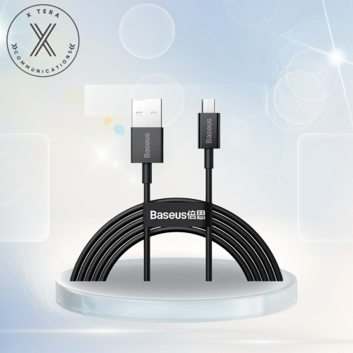 كيبل بيسوس usb ميكرو (جلاكسي) ربل بطول 2 متر