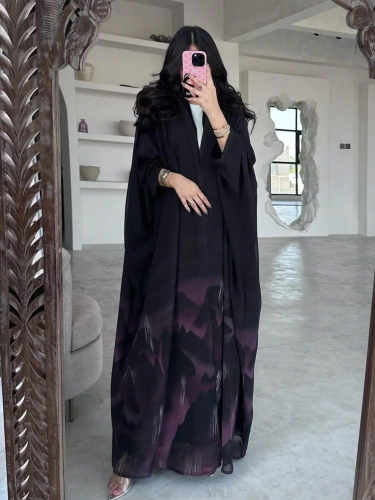 عباية كم كامل مفتوحة