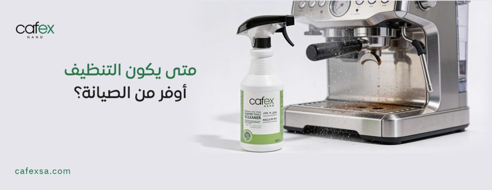 الفرق بين تنظيف وصيانة ماكينة القهوة أدوات تنظيف مكينة القهوة - كافيكس