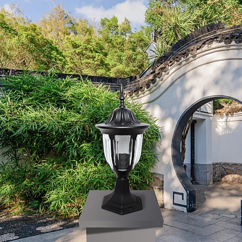 فانوس جلاسي اسود