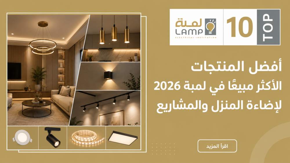أفضل المنتجات الأكثر مبيعا في لمبة 2026 لإضاءة المنزل والمشاريع