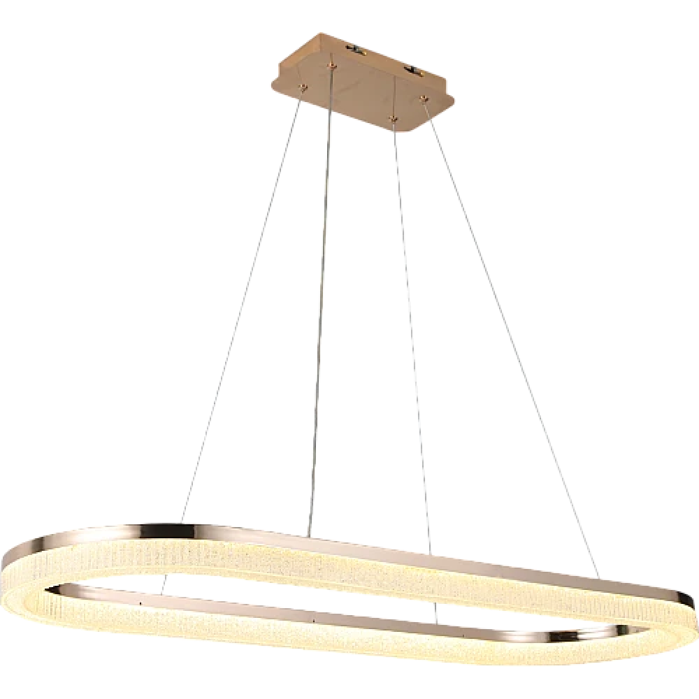 نجف مودرن L 1000*350 ذهبي لون الانارة 3اضاءات 55 واط