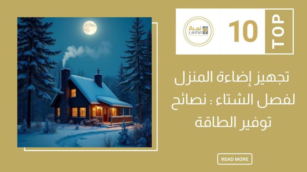 تجهيز إضاءة المنزل لفصل الشتاء: نصائح توفير الطاقة تجهيز إضاءة المنزل لفصل الشتاء: نصائح توفير الطاقة